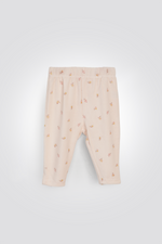 סט ריב קטיפה פרחוני לתינוקות | דלתא