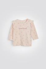 סט ריב קטיפה פרחוני לתינוקות | דלתא