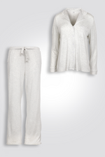 סט פיג’מה מכופתרת לנשים