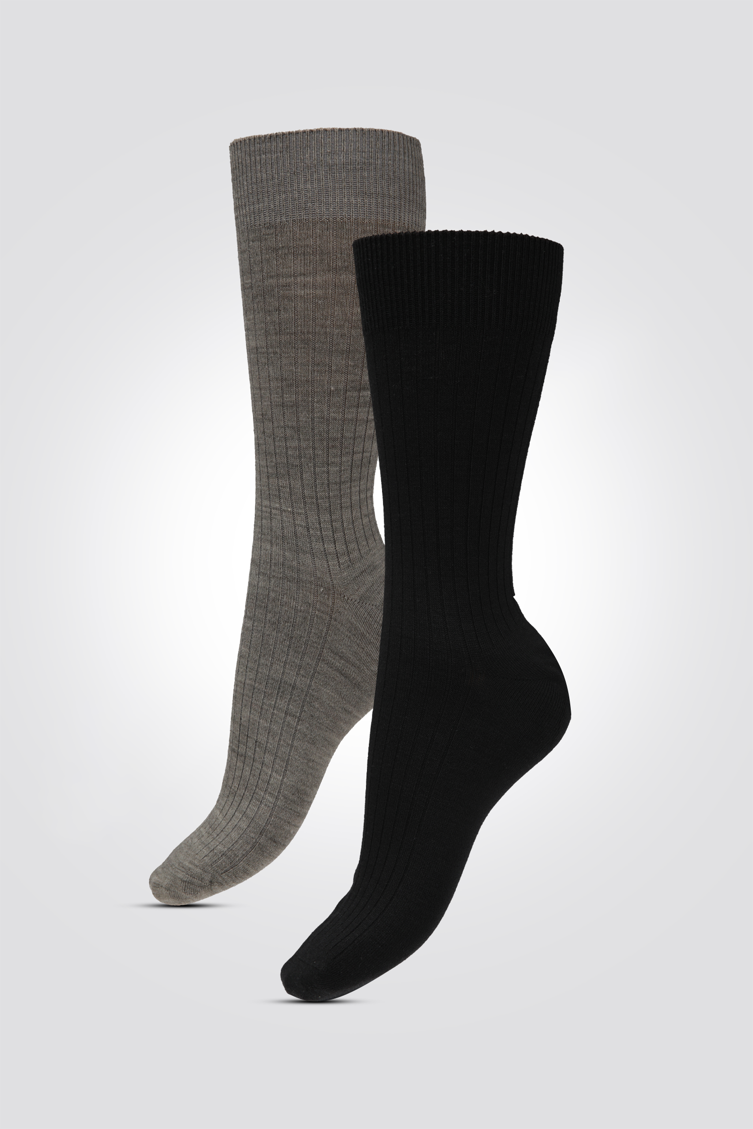 מארז שני זוגות גרביים באורך רגיל | דלתא