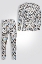 סט פיג'מה ארוכה מיקי מאוס והחברים | דלתא