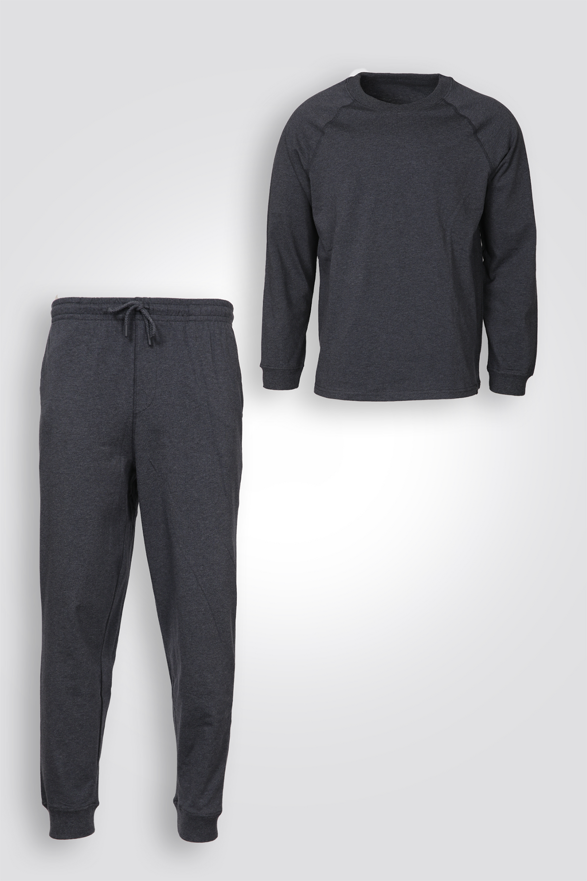 סט פיג'מה אינטרלוק מוברש לגברים | דלתא