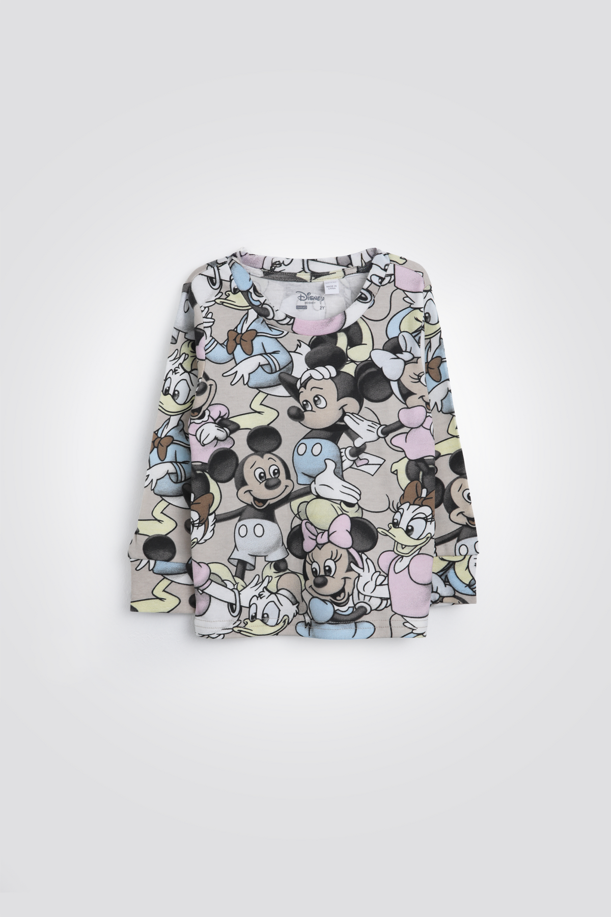 סט פיג'מה ארוכה מיקי מאוס והחברים | דלתא