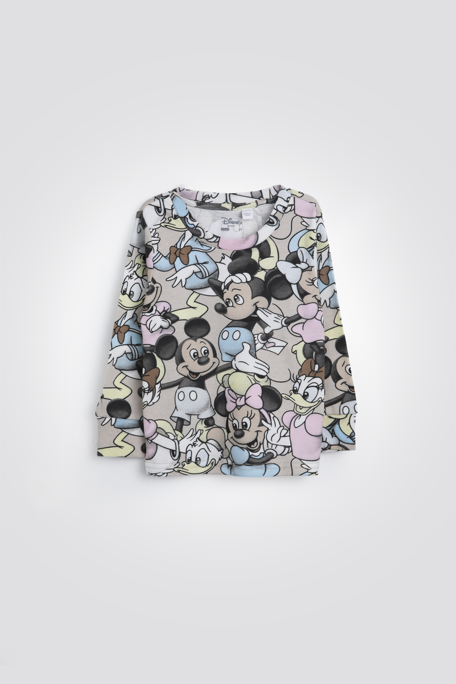 סט פיג'מה ארוכה מיקי מאוס והחברים | דלתא