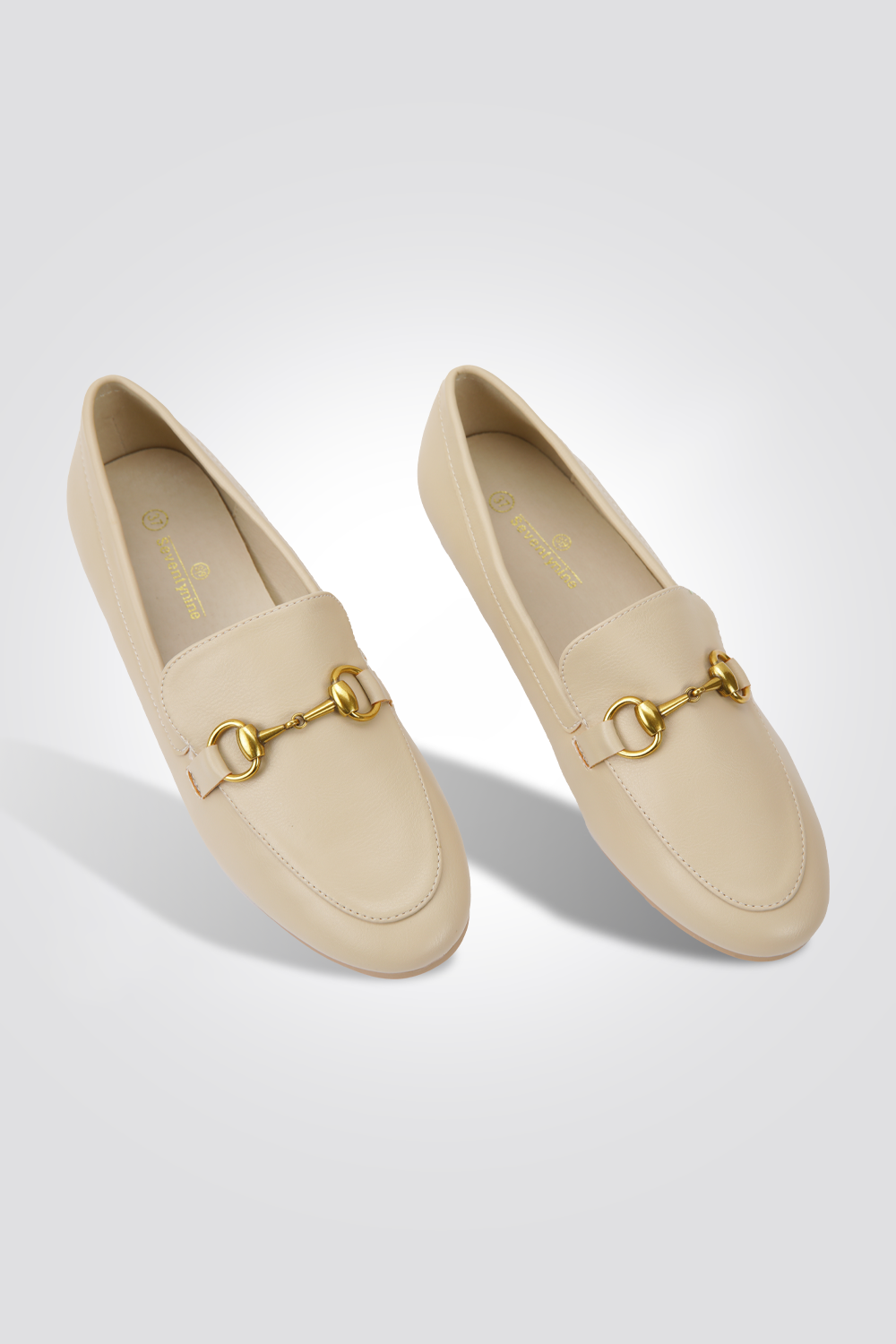 נעלי מוקסין רייצ'ל לנשים בצבע בז'