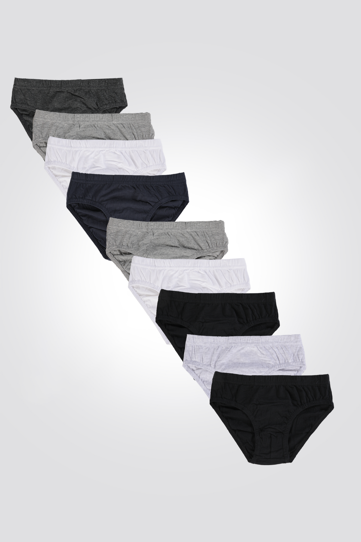 מארז תשיעיית תחתוני כותנה לילדים