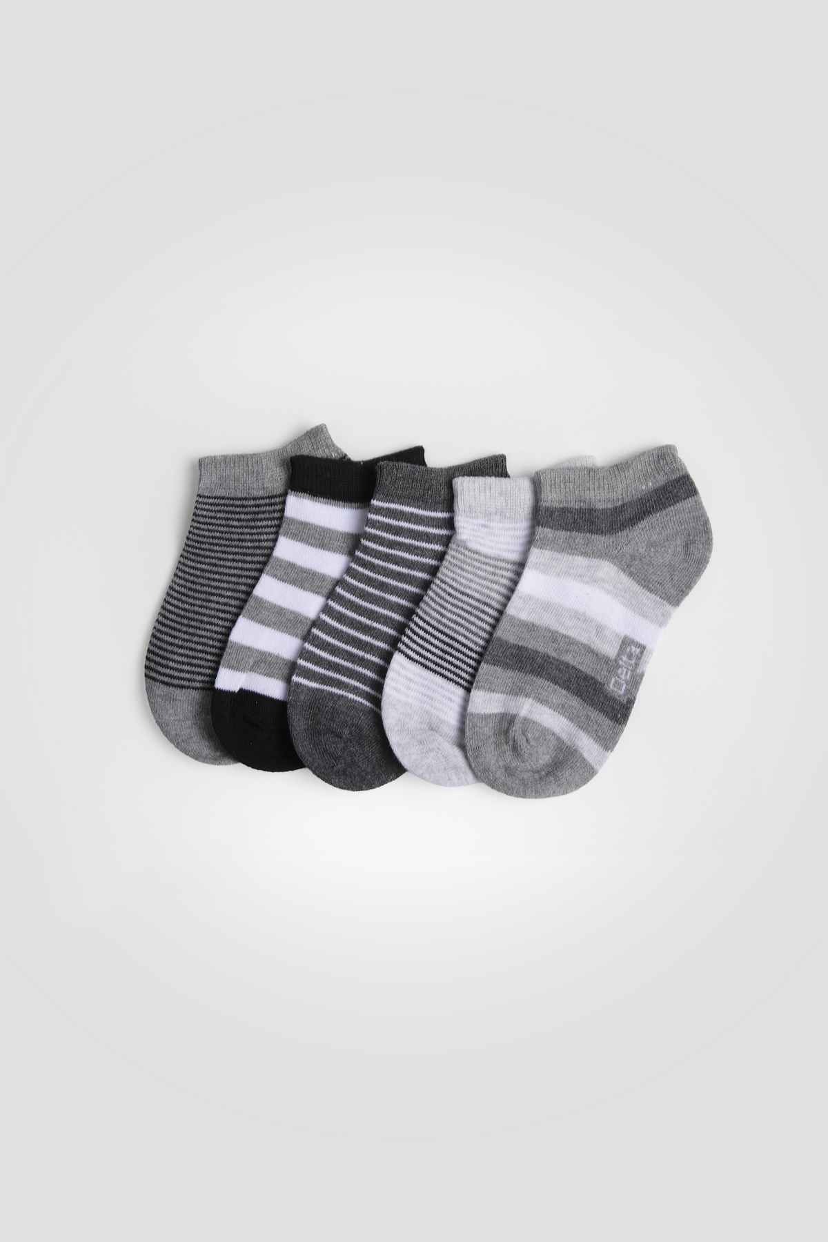 חמישיית זוגות גרביים בעיצוב פסים | דלתא