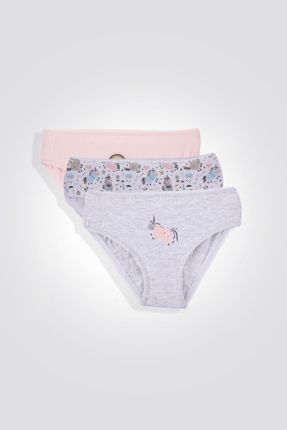 מארז שלישיית תחתוני חד קרן לילדות - MASHBIR//365