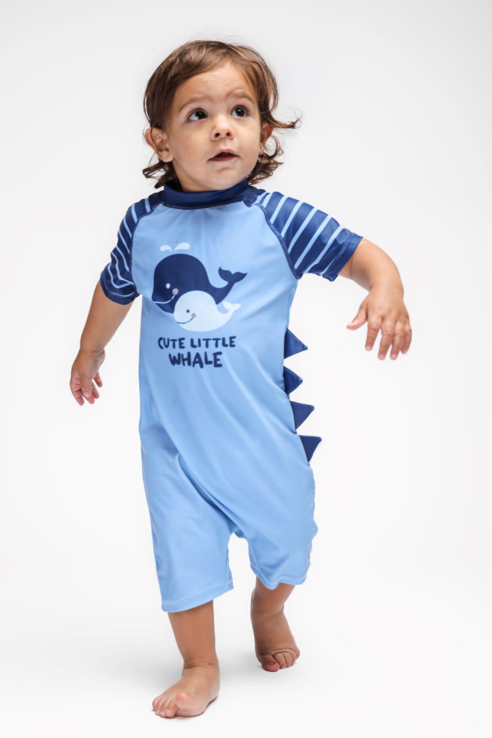 אוברול בגד ים לוויתן לתינוקות - MASHBIR//365