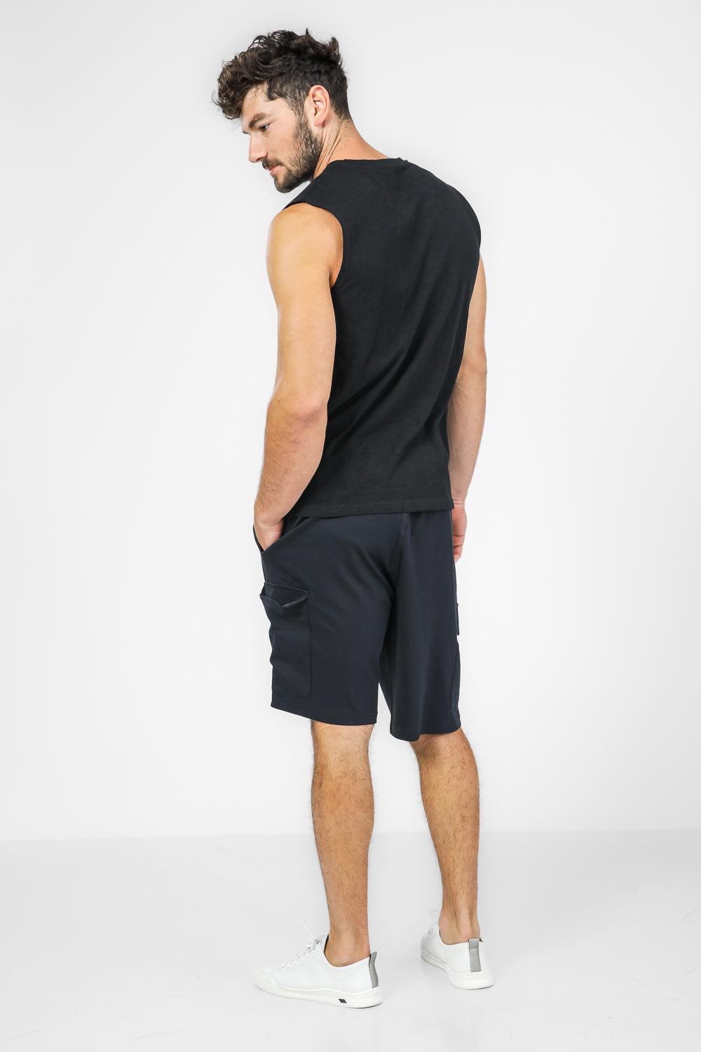 גופייה לגבר בצבע שחור - MASHBIR//365