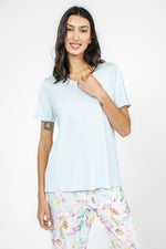 סט פיג’מה 7/8 לנשים FLOWERS - MASHBIR//365