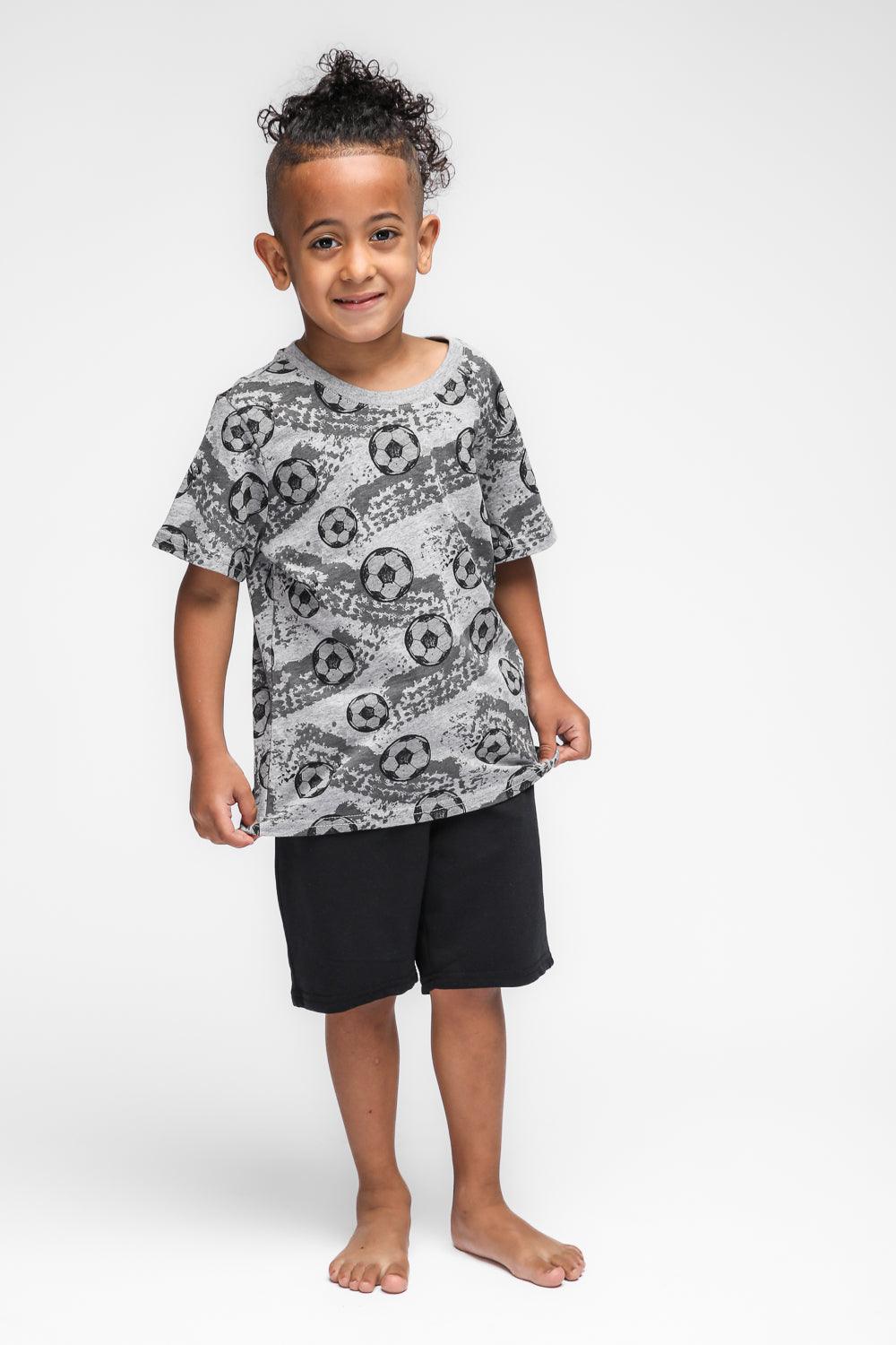 חליפת גן קצרה FOOTBALL לילדים - MASHBIR//365