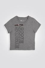 חליפת גן קצרה לילדות בצבע ורוד ואפור - MASHBIR//365