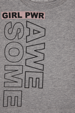 חליפת גן קצרה לילדות בצבע ורוד ואפור - MASHBIR//365