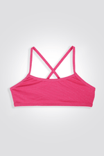 בגד ים 2 חלקים ורוד מנצנץ לילדות - MASHBIR//365