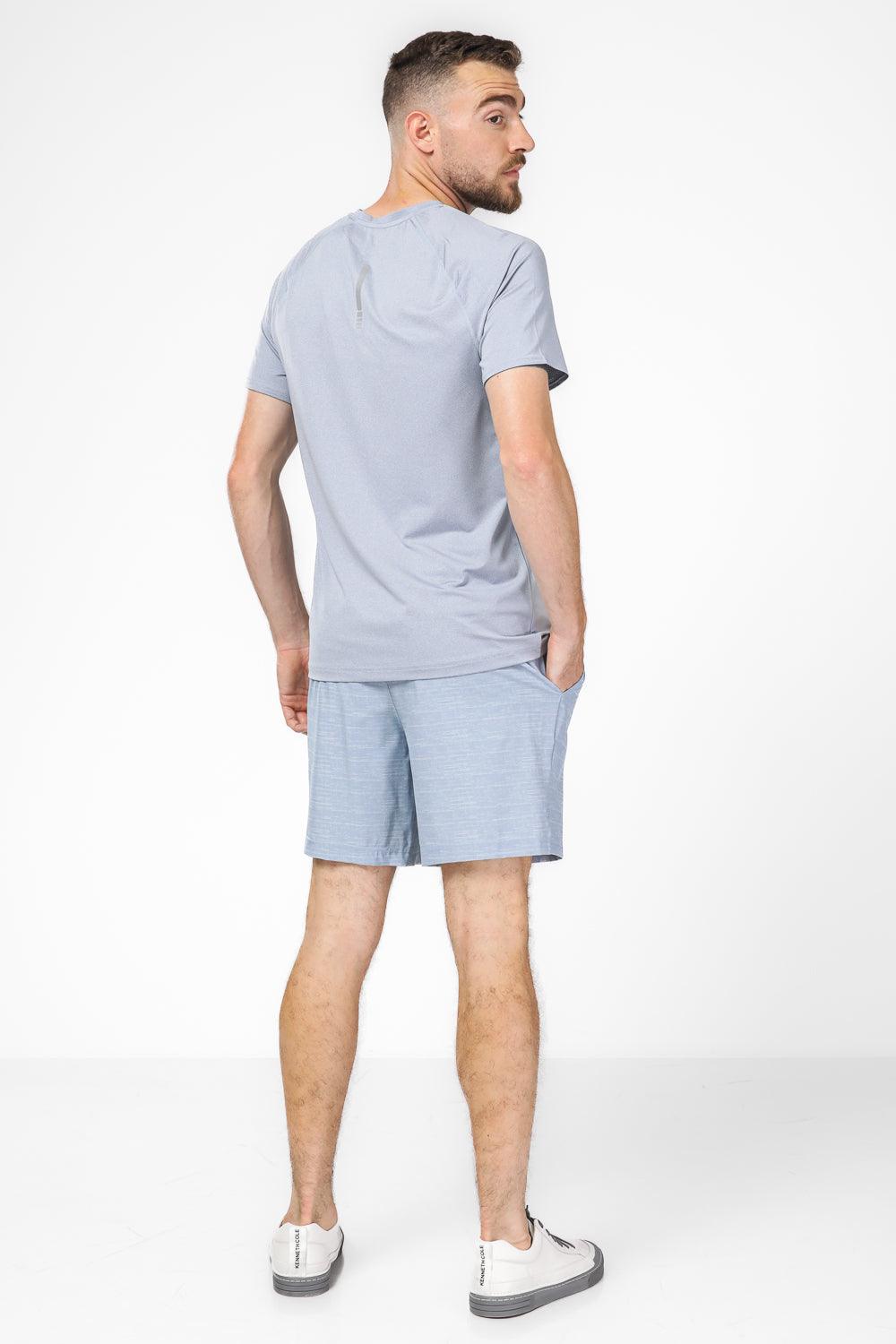 טישירט ACTIVE קצרה לגבר בצבע תכלת - MASHBIR//365