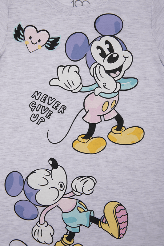 כותונת MICKEY בצבע אפור לילדות - MASHBIR//365