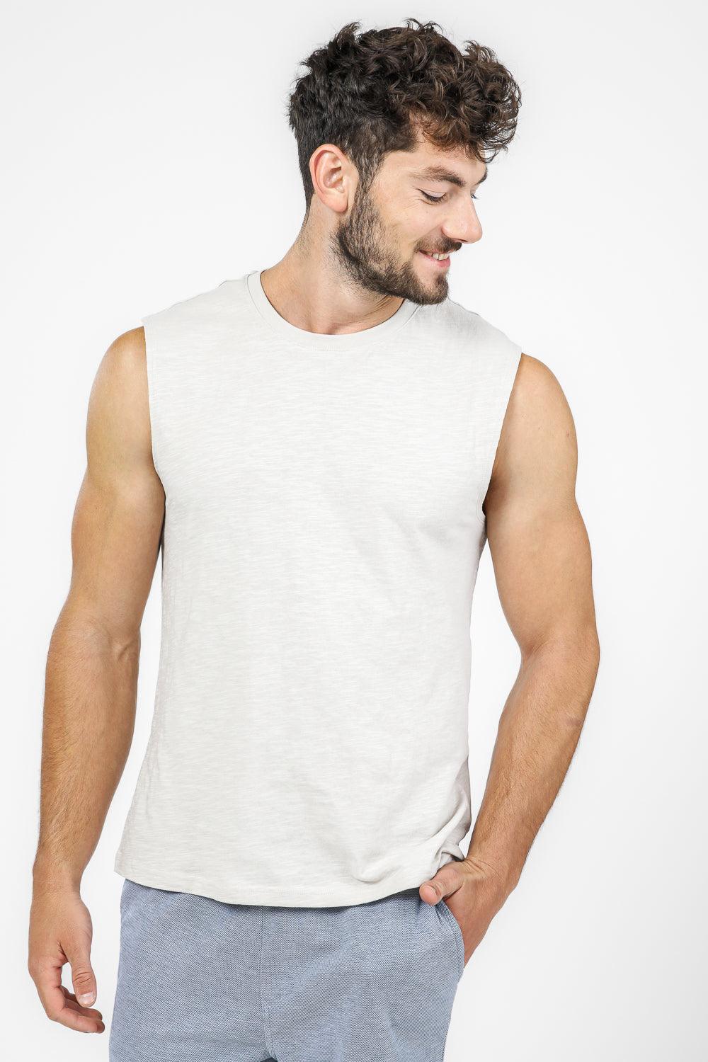 גופייה לגבר בצבע בז' - MASHBIR//365