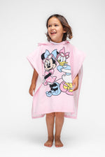קפוצ’ון מגבת MINNIE בצבע ורוד לילדות - MASHBIR//365