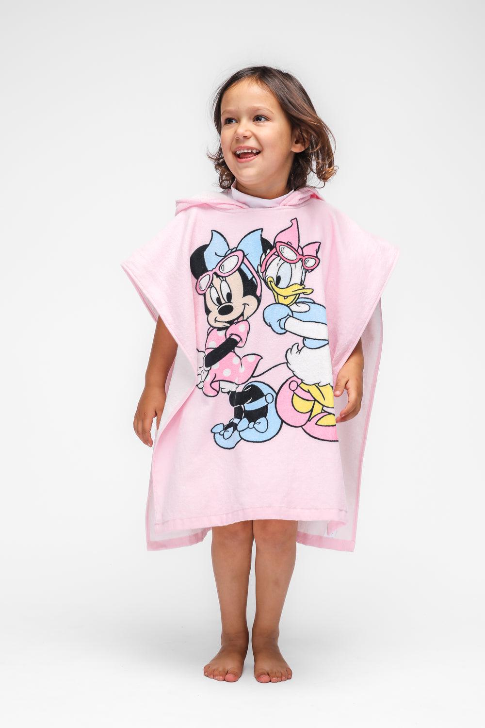 קפוצ’ון מגבת MINNIE בצבע ורוד לילדות - MASHBIR//365