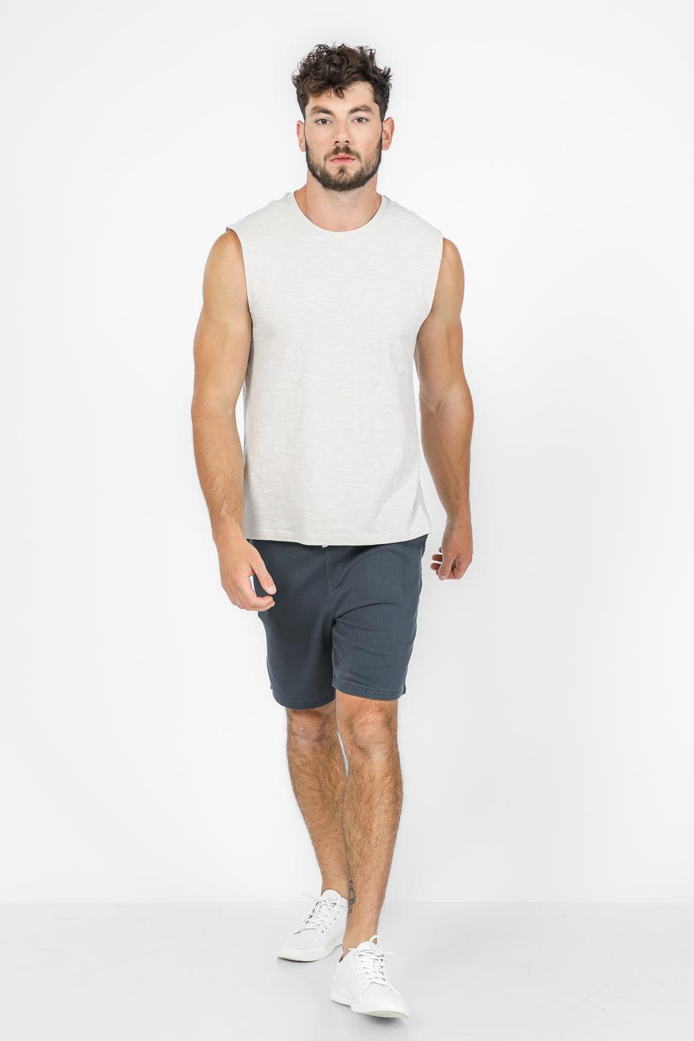 מכנסיים קצרים לגבר בצבע נייבי - MASHBIR//365