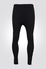 מכנס גברים תרמי בצבע שחור