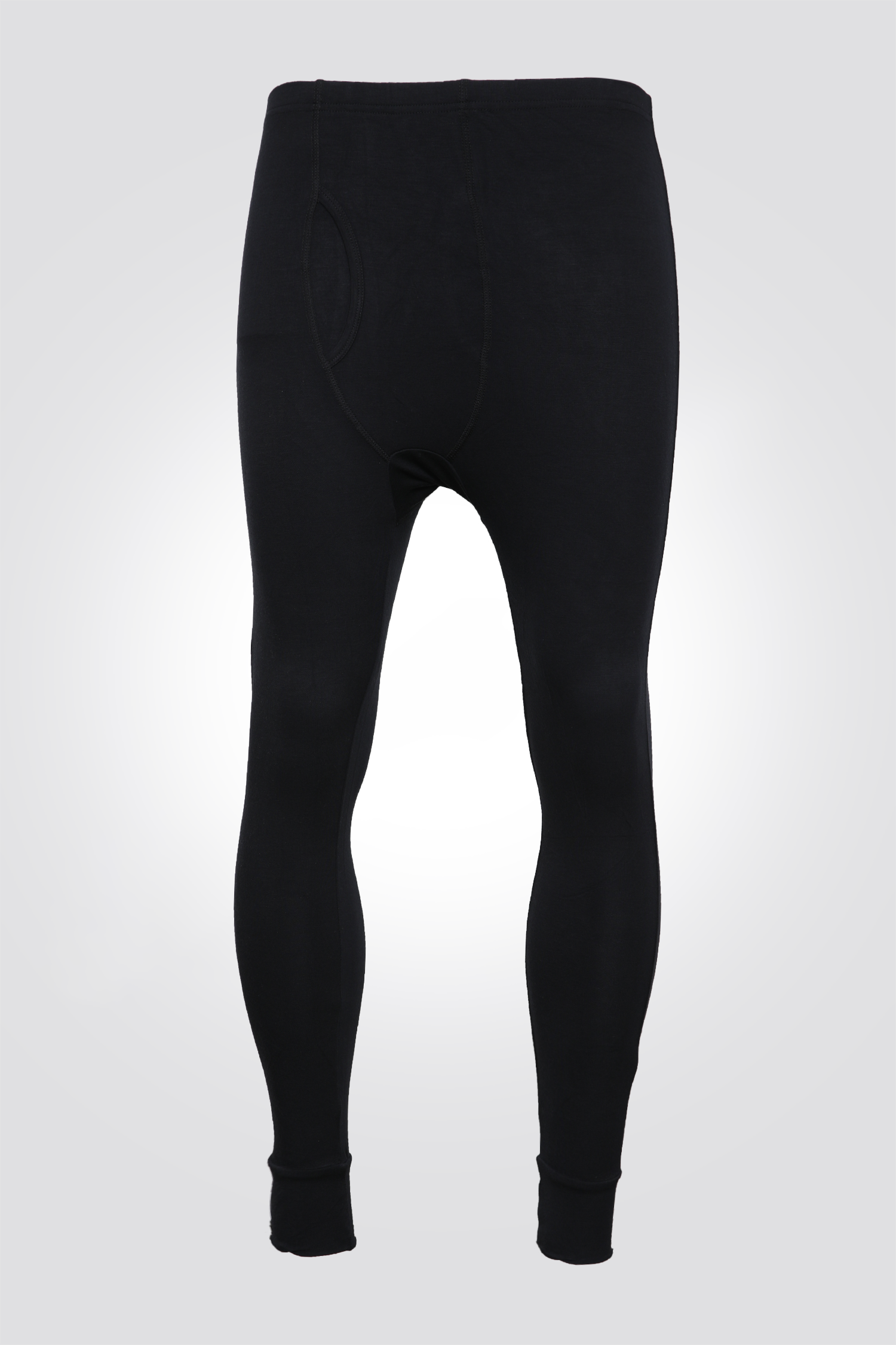 מכנס גברים תרמי בצבע שחור