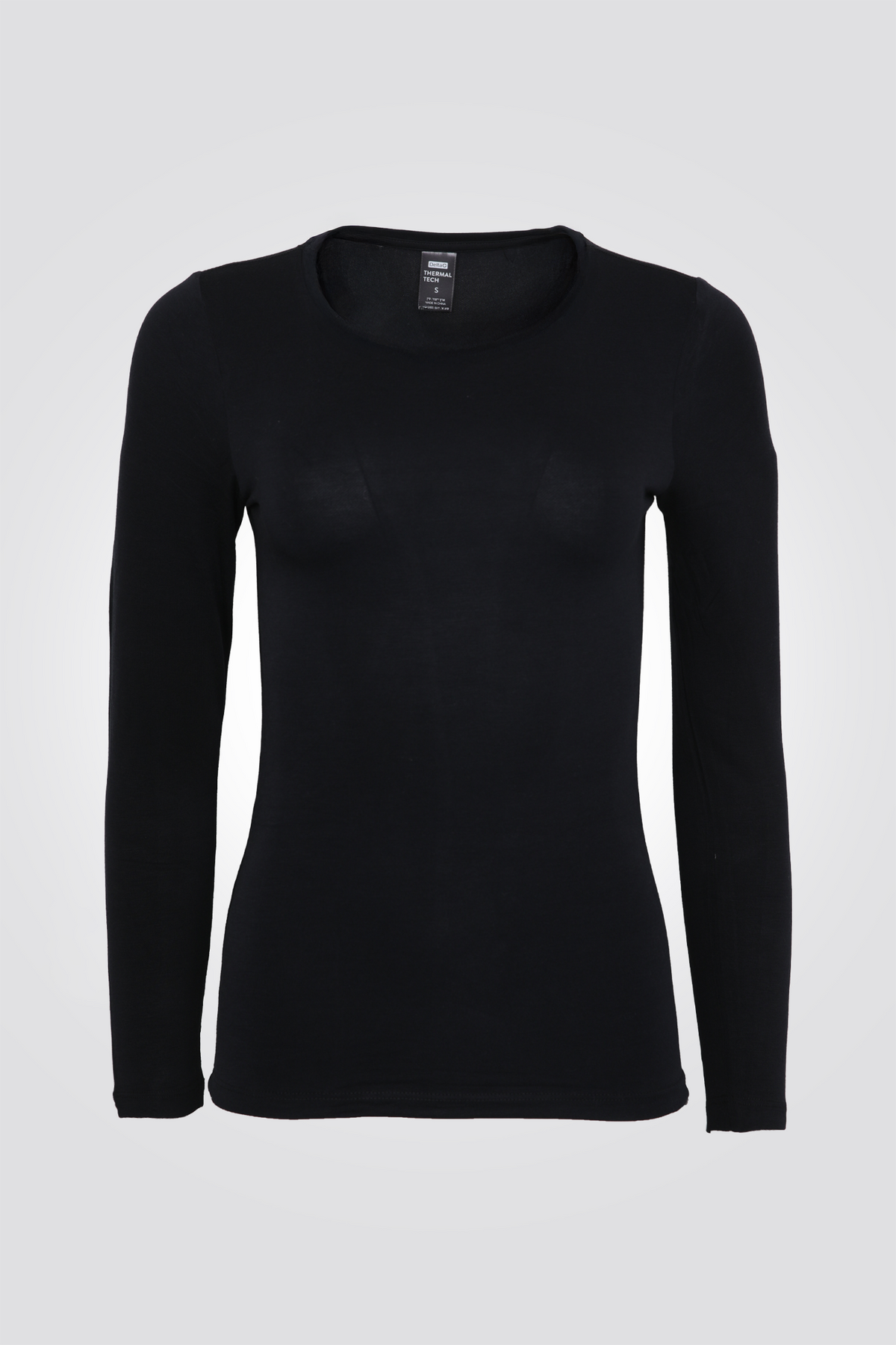 חולצה תרמית אנטי בקטריאלית צווארון עגול - SLIM FIT