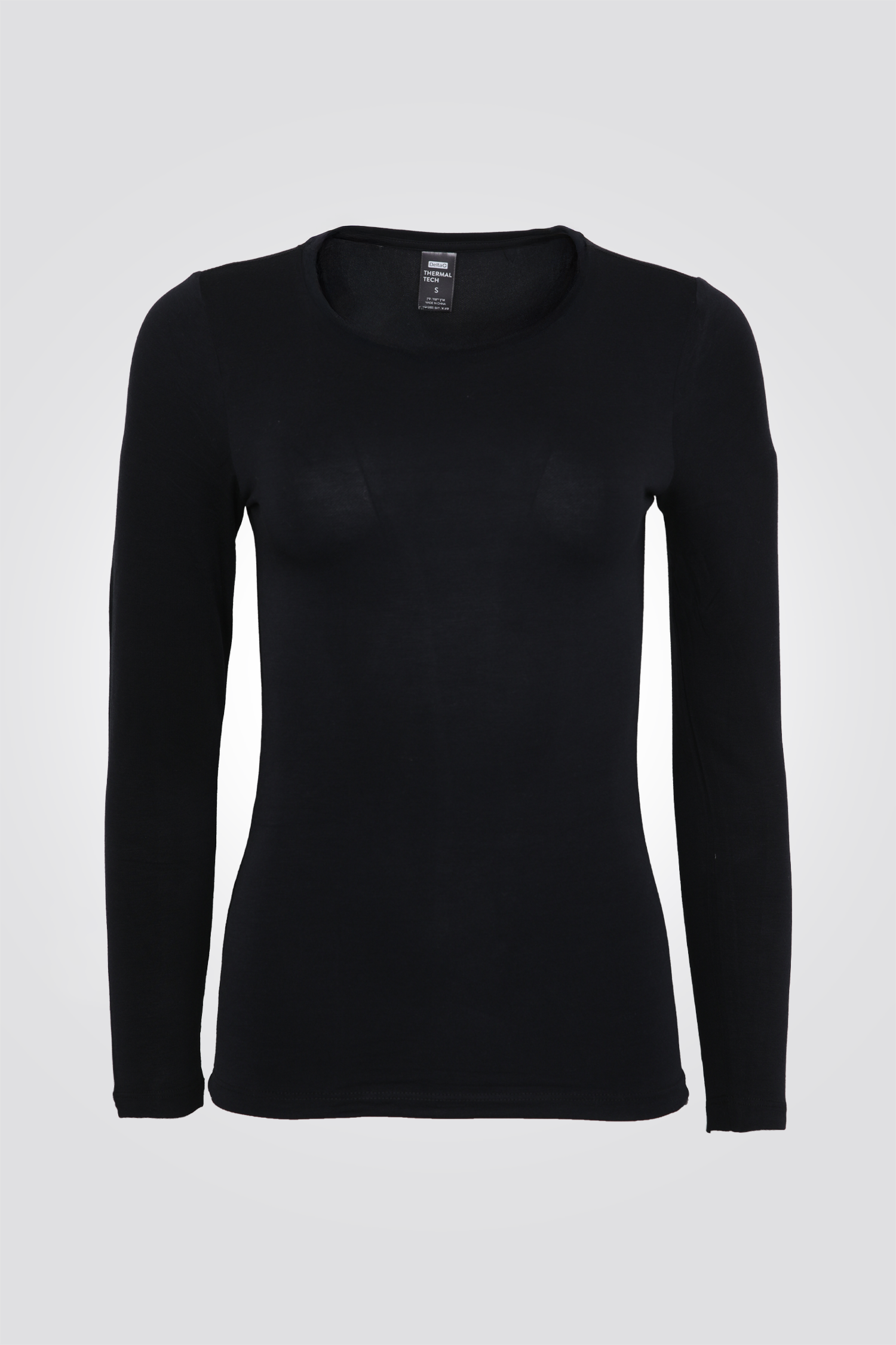 חולצה תרמית אנטי בקטריאלית צווארון עגול - SLIM FIT