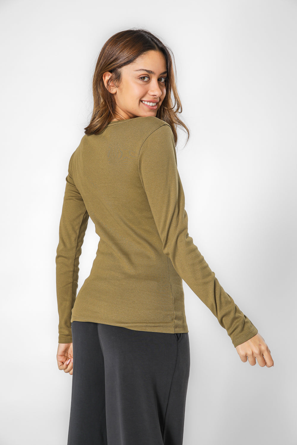 מארז שתי חולצות ארוכות צווארון עגול