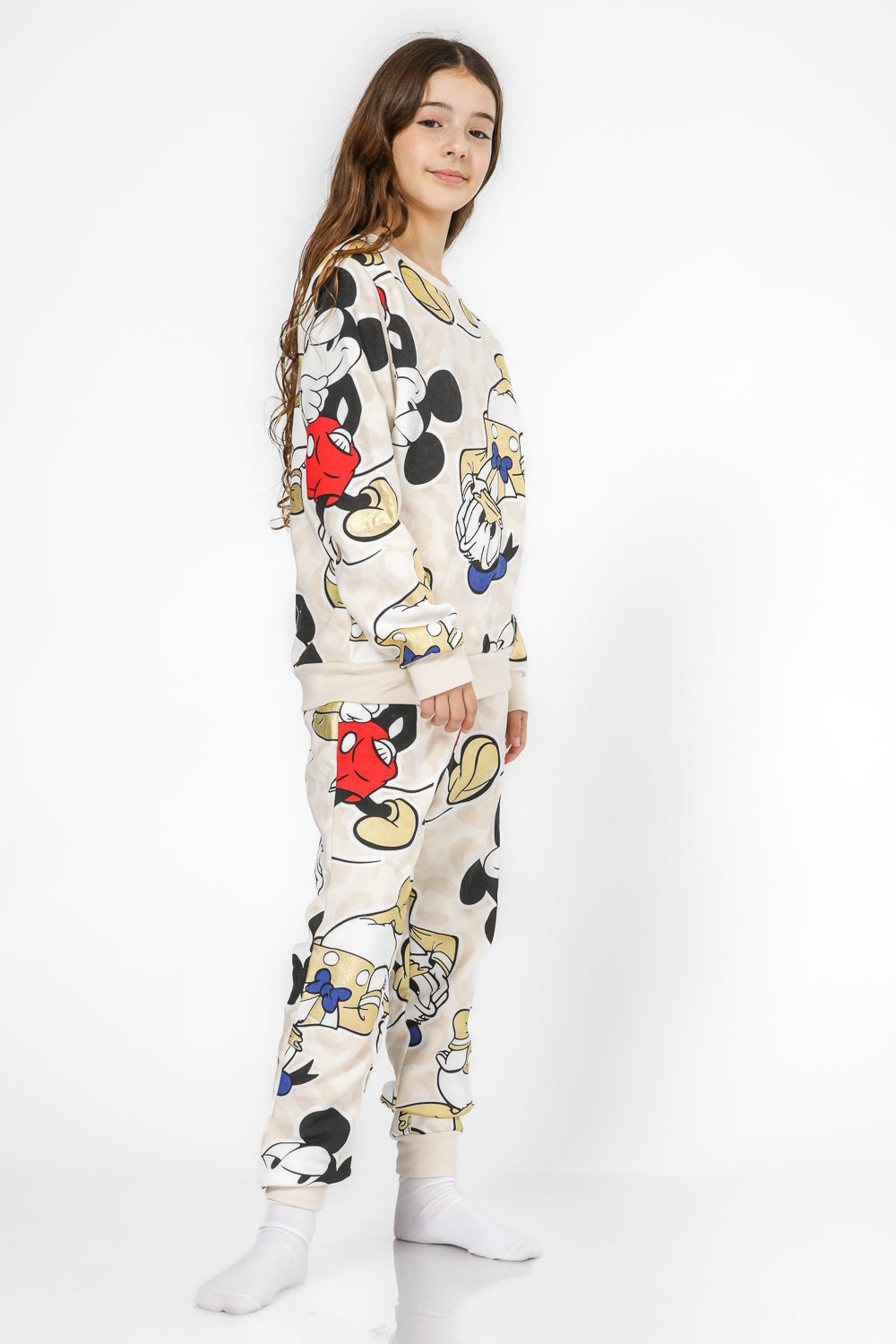 סט פיג’מה פוטר יוניסקס MICKEY AND DONALD