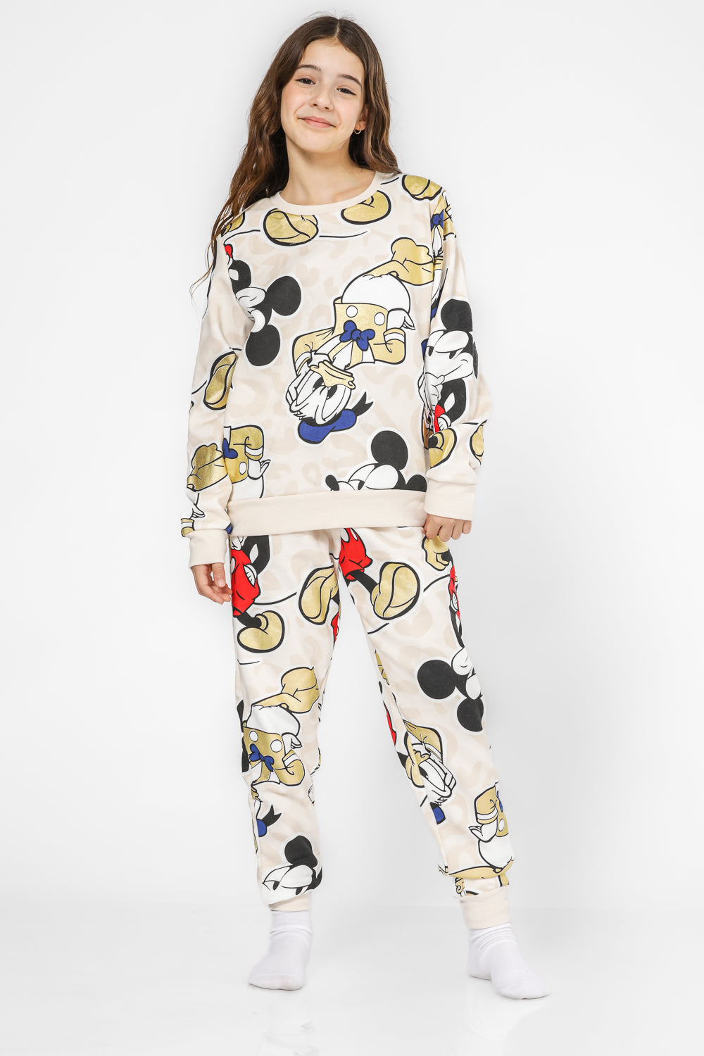 סט פיג’מה פוטר יוניסקס MICKEY AND DONALD