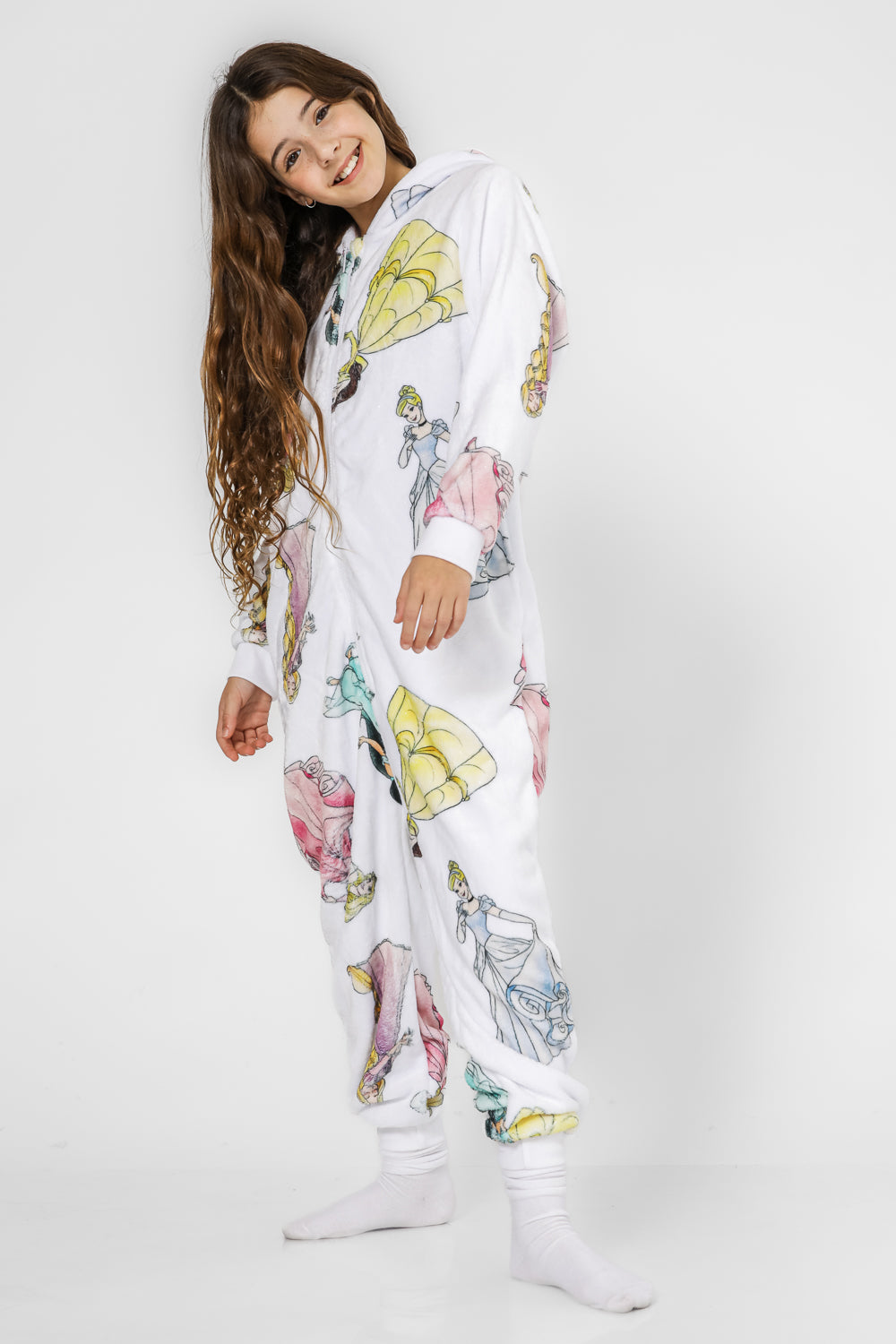 וואנזי לילדות דגם PRINCESS לבן