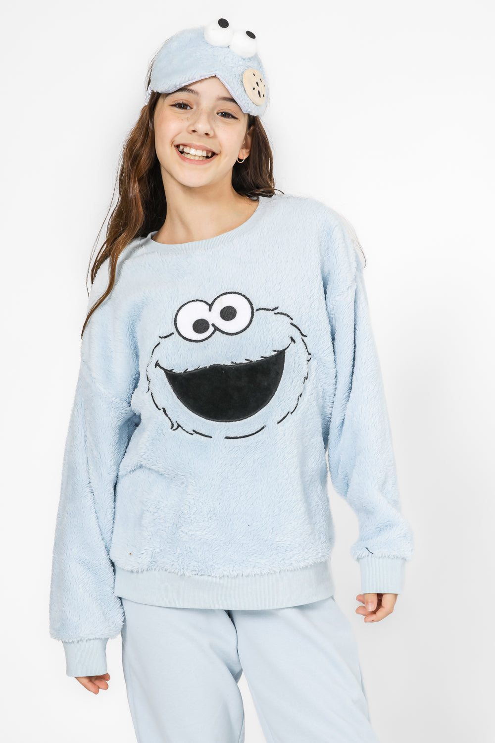 סט פיג’מה פלאפי יוניסקס COOKIE MONSTER