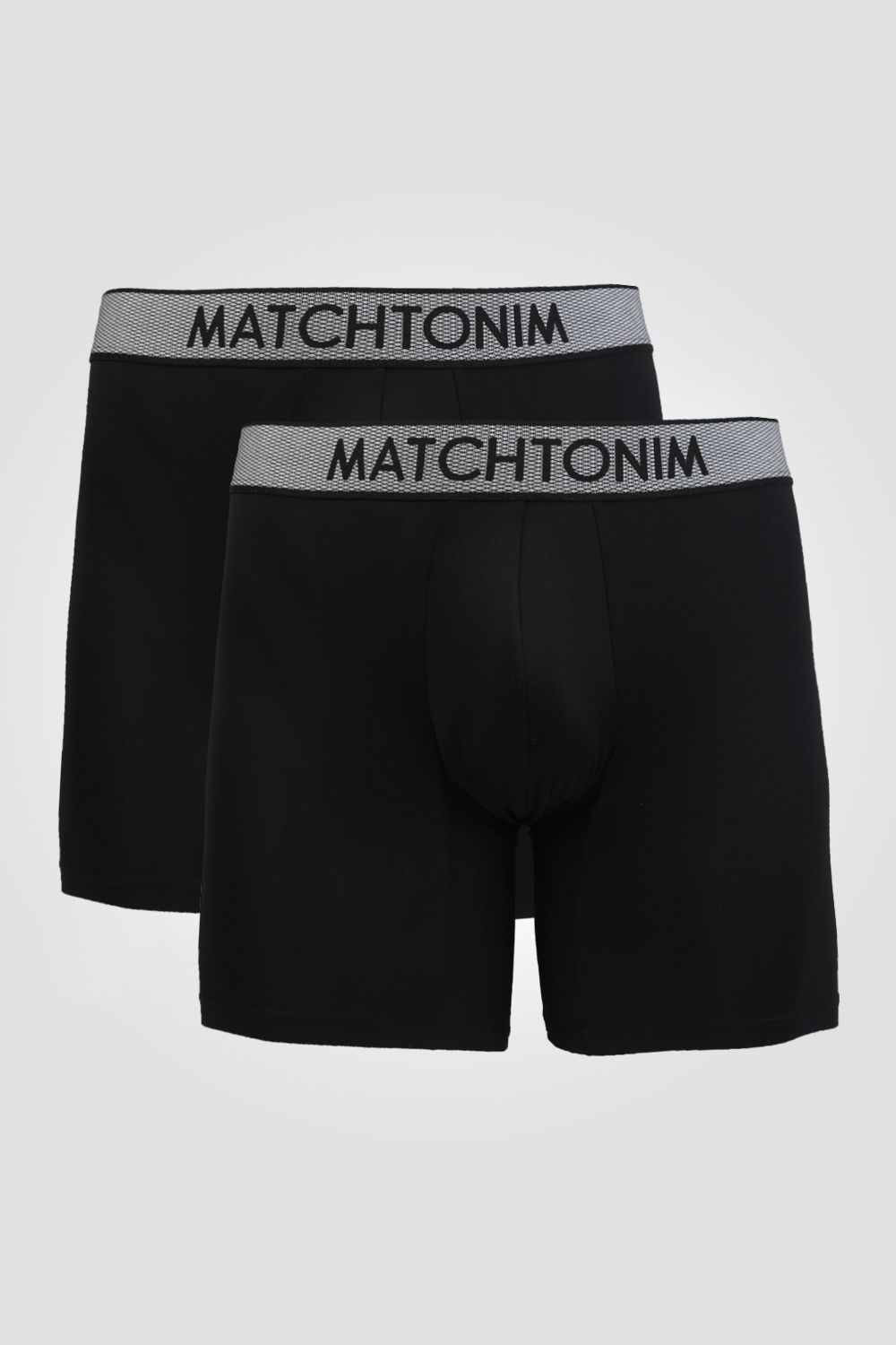 זוג בוקסרים צמודים ארוכים שחור