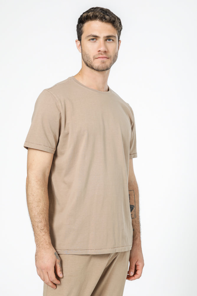 סט פיג'מת מעבר לגבר בצבע חום 