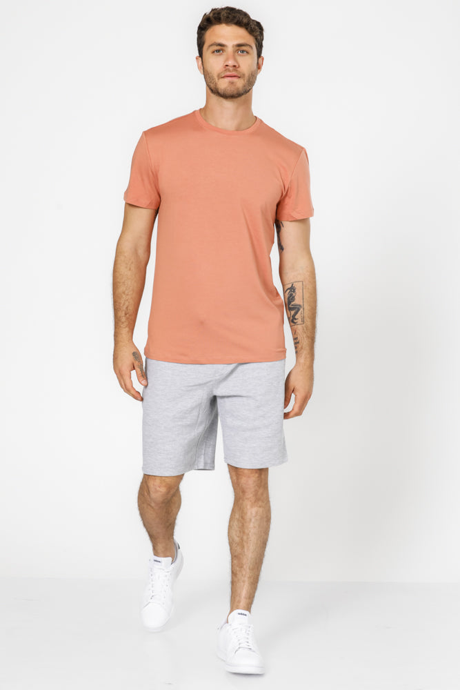  לגבר טישירט בצבע כתום 