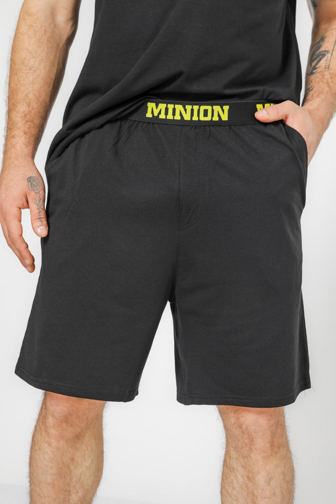 מכנסי פיג'מה שחורות לגבר