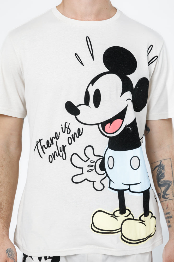 חולצת פיג'מה קצרה מיקי מאוס לגברים