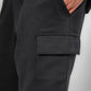 מכנסי דגמח קצרים בצבע שחור - 3