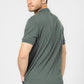 חולצת פולו בצבע ירוק זית - 3