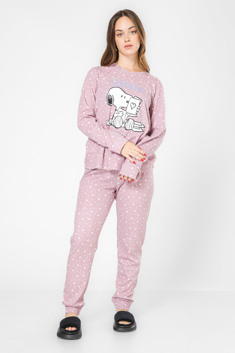 פיג'מת סנופי אינטרלוק  לעונת מעבר