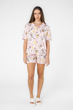 סט פיג'מה מכופתרת סנופי 