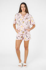 סט פיג'מה מכופתרת סנופי 