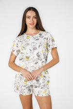 סט פיג'מה קצרה סנופי 