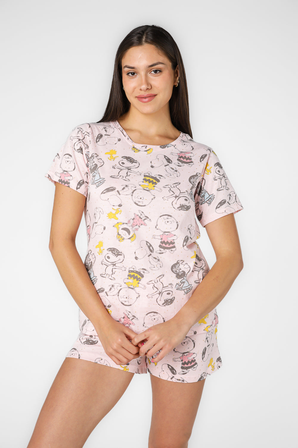 סט פיג'מה קצרה סנופי 