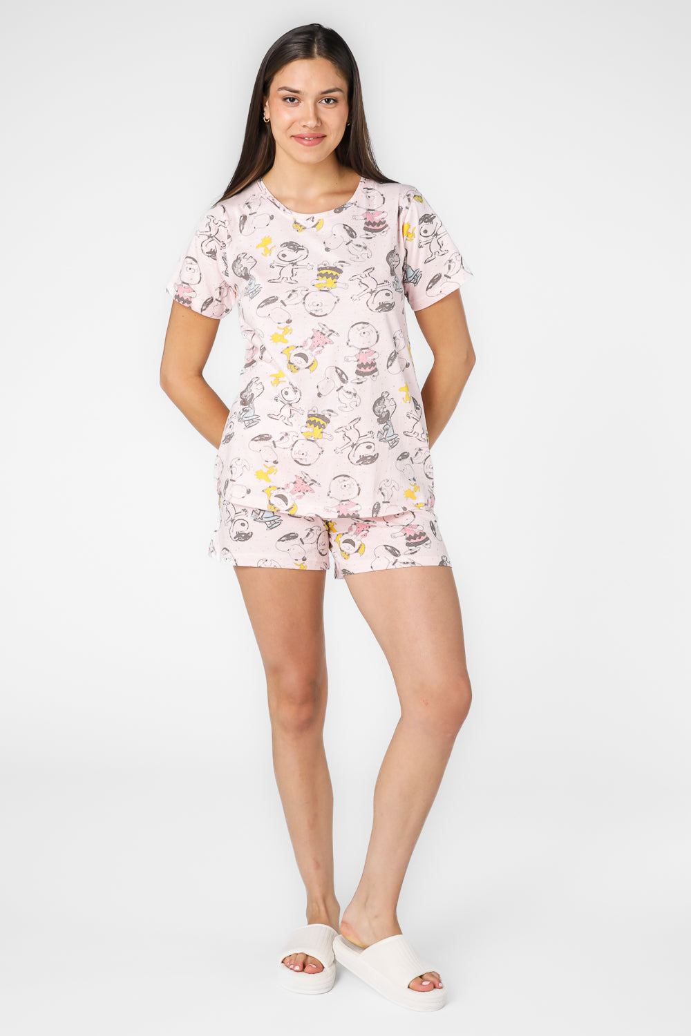 סט פיג'מה קצרה סנופי 