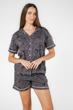 סט פיג'מה מכופתרת סנופי 