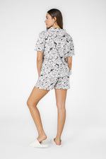 סט פיג'מה מכופתרת סנופי 