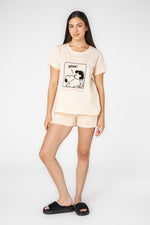 סט פיג'מה קצרה סנופי 